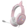 Austiņas Subsonic Spectra LED spēļu austiņas Sweety Pink
