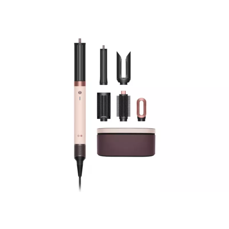Airwrap Co-anda2x Straight + Wavy, Multistyler krēmkrāsā/rozā zeltā, Bluetooth, 1,700 W