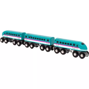 Rotaļlietu vilciens Ravensburger BRIO World Trains of the World Shinkansen E5 Hayabusa