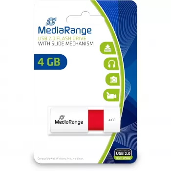 USB zibatmiņa MediaRange 4 GB USB Type-A 2.0 MR970