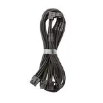 CableMod C-Series Pro Connection kabelis - Variant A, 90°, 16-Pin to 4x8-Pin PCIe, melns