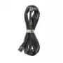 CableMod C-Series Pro Connection kabelis - Variant A, 90°, 16-Pin to 4x8-Pin PCIe, melns