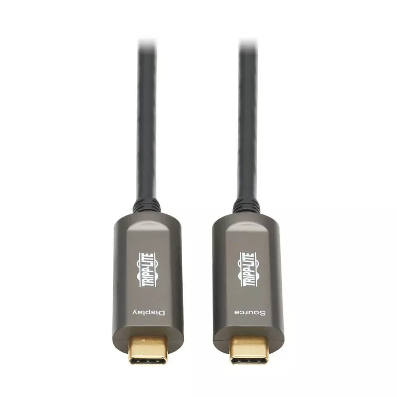 Tripp Eaton Tripp Lite Series USB-C uz USB-C Plenum-Rated Fiber Active Optical Cable (AOC)