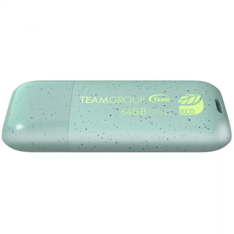 USB zibatmiņa Team Group C175 ECO 64 GB USB Type-A 3.2 Gen 1 (3.1 Gen 1) zaļa