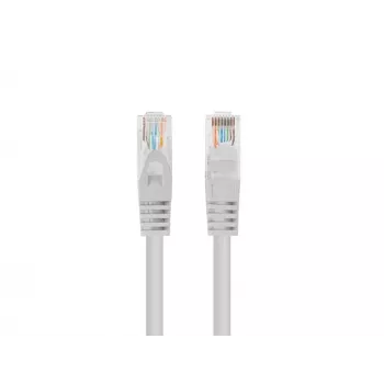 Tīkla kabelis LANBERG PCU5-10CC-0025-S Cat5e U/UTP RJ-45 — 0,25 m, pelēks