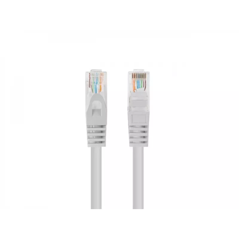 Tīkla kabelis LANBERG PCU5-10CC-0025-S Cat5e U/UTP RJ-45 — 0,25 m, pelēks