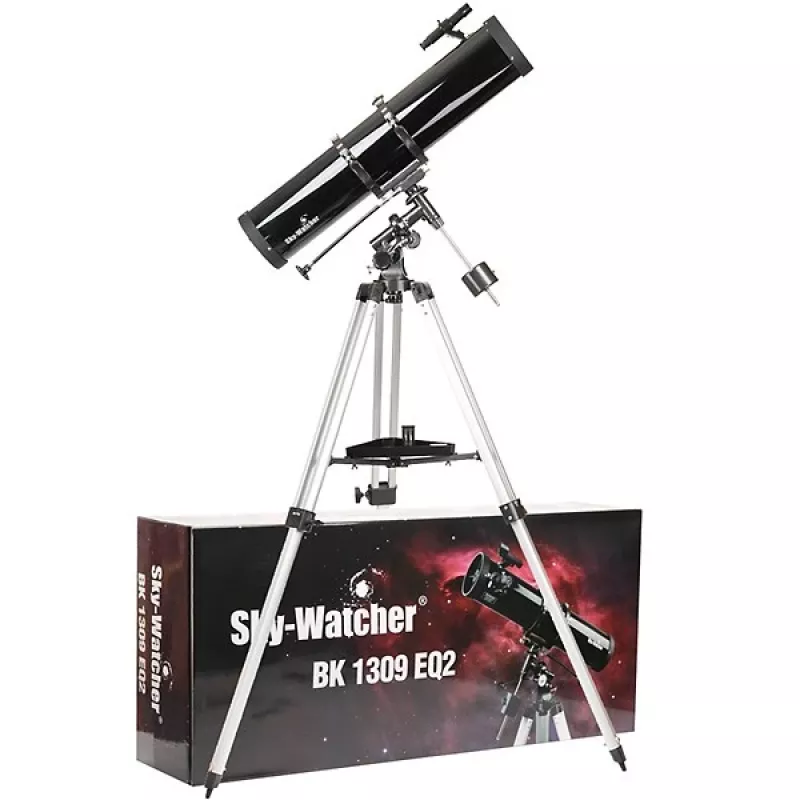 Refraktora teleskops Skywatcher BK 1309 EQ2 — 130 mm apertūra, 900 mm fokusa attālums