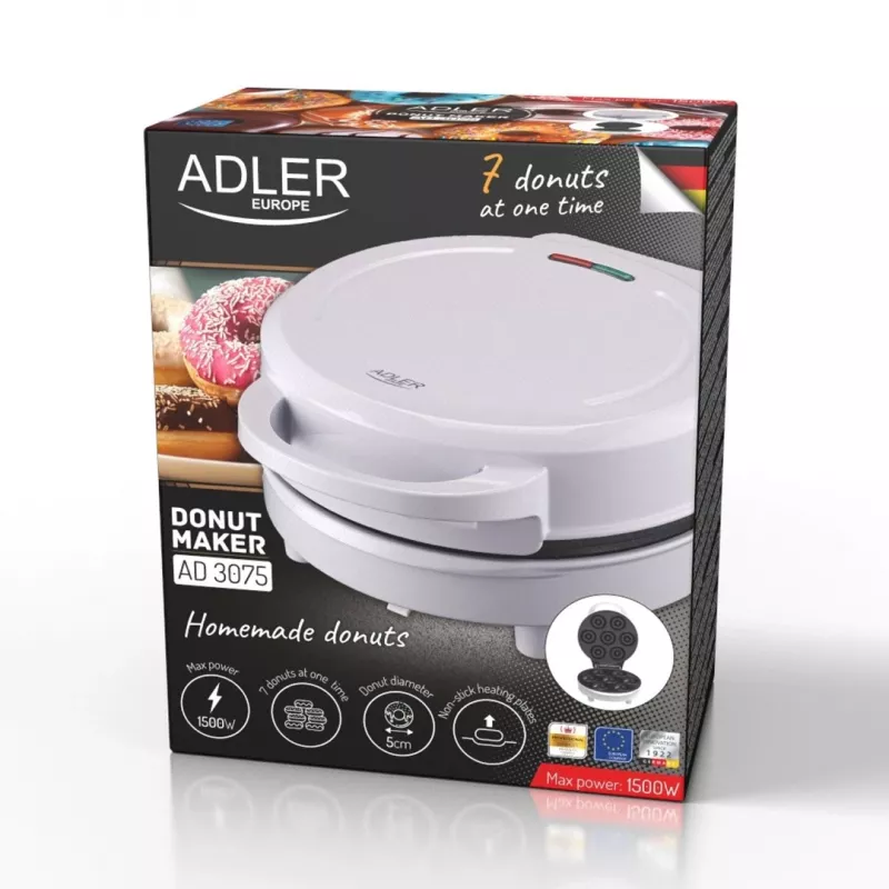 Adler Virtuļu cepējs | AD 3075 | Virtuļu cepējs | 1500 W