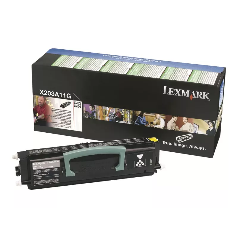 Lexmark Toneris X203A11G - Melns - Tilpums: 2.500 Lappuses (X203A11G)