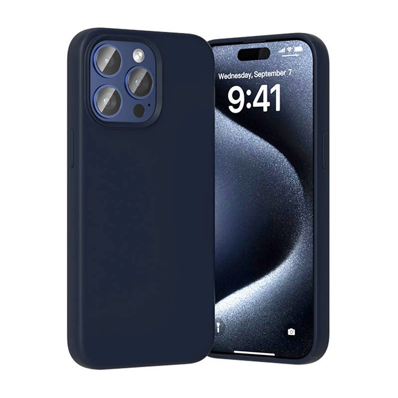 Aizsargājošs silikona maciņš Vention KUFL0-40 iPhone 15 Pro Max, zils