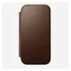 Folio stila telefona maciņš Nomad NM014209858 Apple iPhone 17, 16 cm (6,3 collas), brūns, 4 karšu kabatiņas