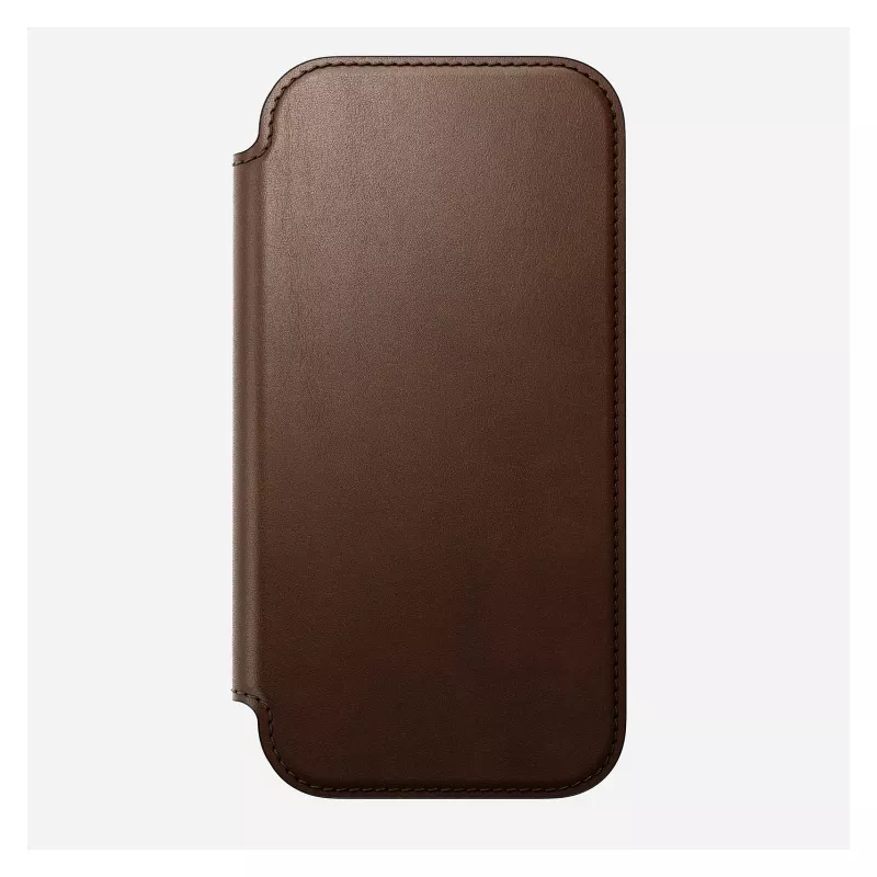 Folio stila telefona maciņš Nomad NM014209858 Apple iPhone 17, 16 cm (6,3 collas), brūns, 4 karšu kabatiņas