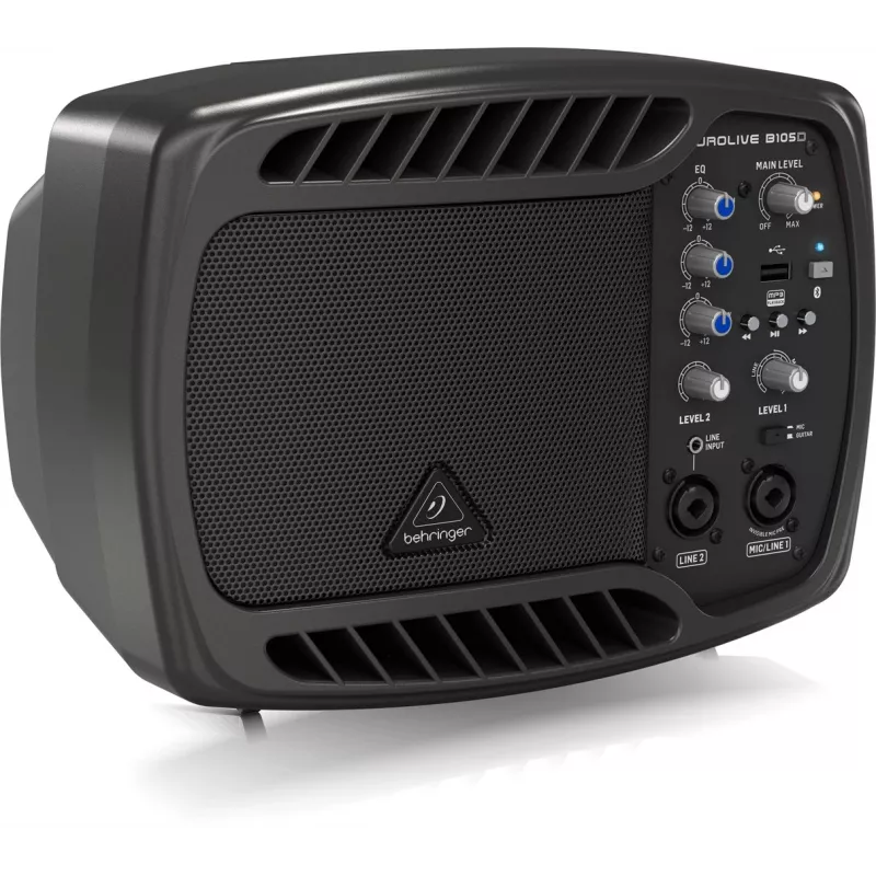 Behringer B105D skaļrunis pilna diapazona Melns Vadu un bezvadu 50 W