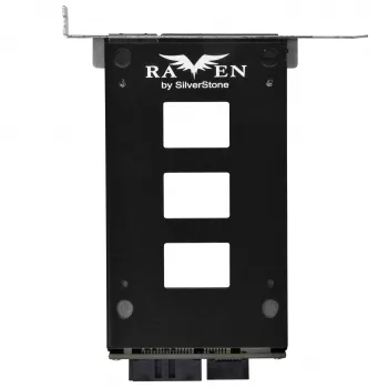 Iekšējais cietā diska korpuss SILVERSTONE SST-EXB02 PCI slotam 2,5 collu diskam