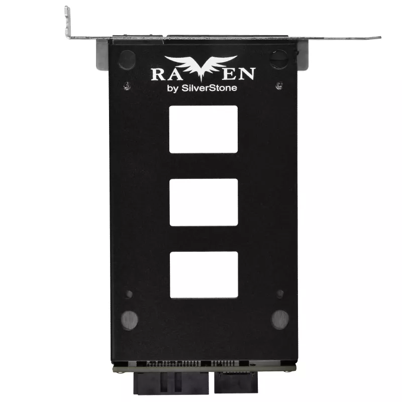 Iekšējais cietā diska korpuss SILVERSTONE SST-EXB02 PCI slotam 2,5 collu diskam