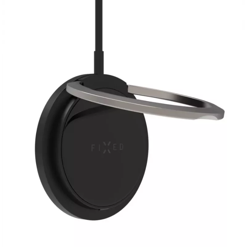 Bezvadu lādētājs FIXED MagPad FIXMPAD2-BK 15 W magnētiskais Qi paliktņveida lādētājs, melns