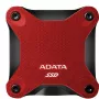 Ārējais SSD ADATA SD620 1 TB, pārnēsājams USB 3.2 Gen 2 (Micro-USB B), lasīšanas ātrums 520 MB/s, rakstīšanas ātrums 460 MB/s, triecienizturīgs, sarkans