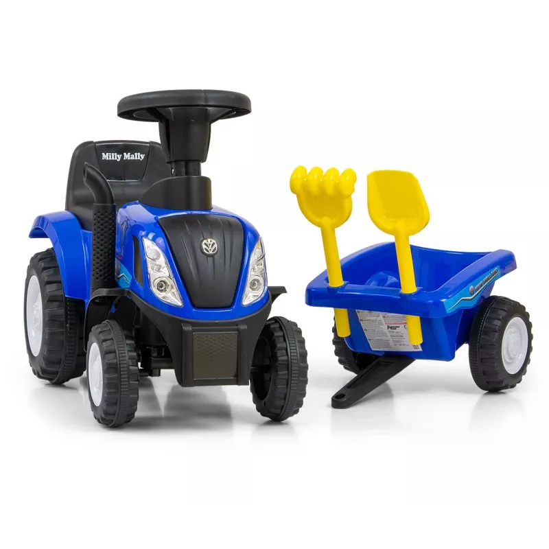 Braucamais bērnu auto milly mally New Holland T7 traktors, modelis 27652, zils