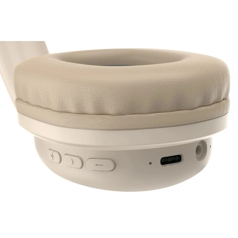 Bezvadu austiņas ap galvu DEFENDER EEMOTION B640 BĒŠS — binaurālas, slēgta akustika, USB-C, AUX, 20–20000 Hz, 105 dB