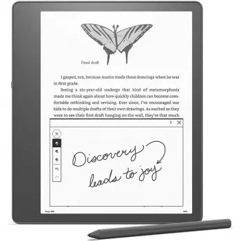 Amazon Kindle Scribe 16GB, bez reklāmām, Premium Pen, melns (B09BRW6QBJ)