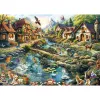 Puzle 1000 gab., schmidt spiele Ciems pie meža malas, ainaviska ilustrācija