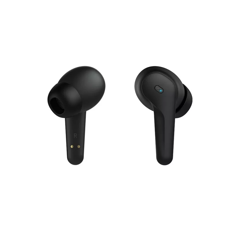 SAVIO in-ear TWS headset TWS-12, Bluetooth 5.3, built-in mic, Melns