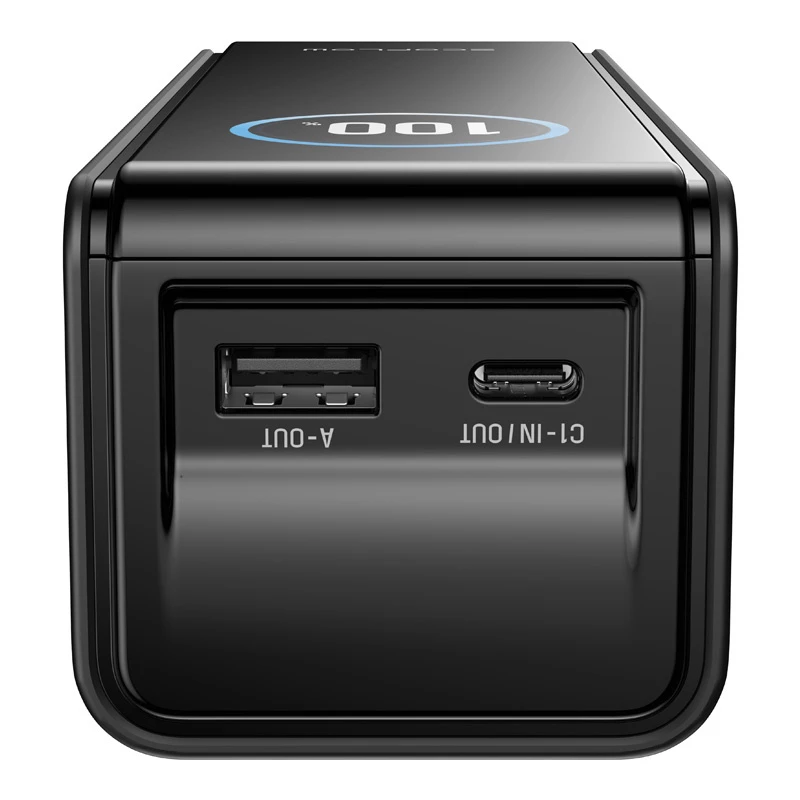 Ārējais akumulators EcoFlow RAPID EF-RAPID25K140W-B-EU 25000 mAh, 3 pieslēgvietas (2×USB-C, 1×USB-A), Melns