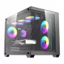 Datorkorpuss DarkFlash B275 PRO (melns) ar 6 iekļautiem dzesēšanas ventilatoriem