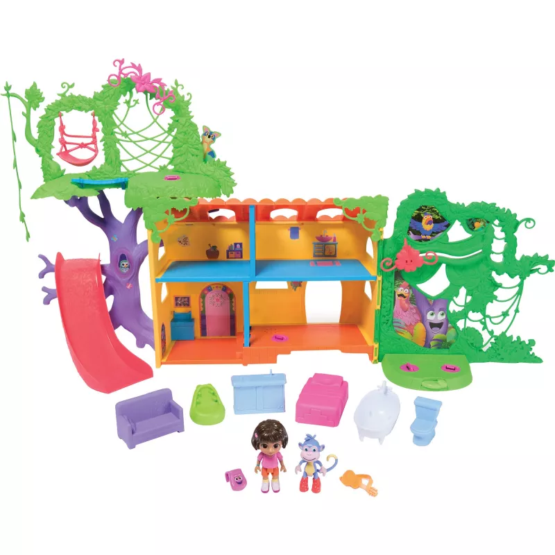 Playset Usorteret Dora The Explorer Casita rotaļlieta iztēles spēlēm