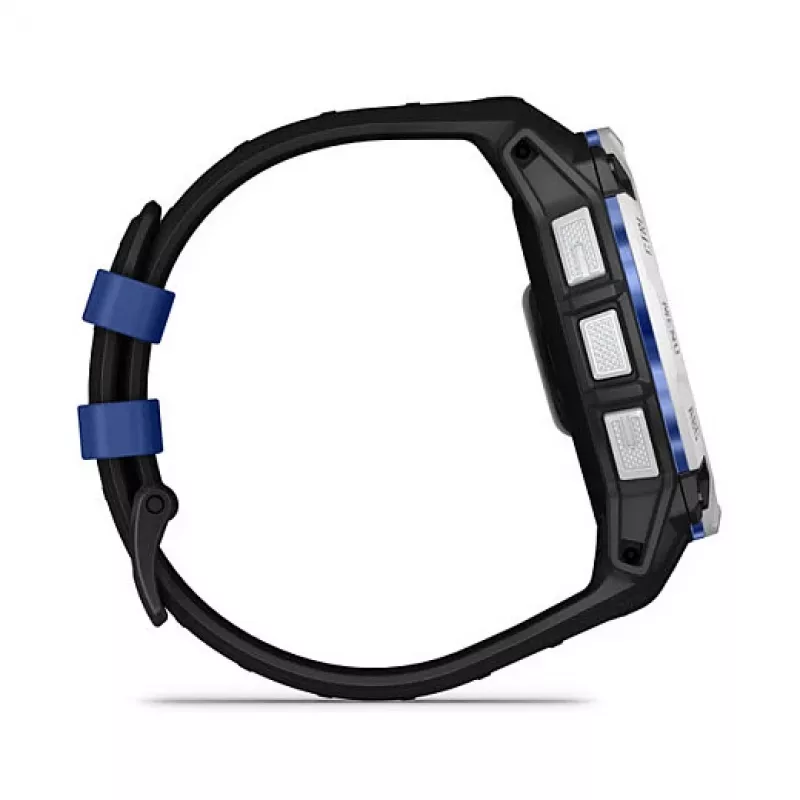 Viedpulkstenis GARMIN Instinct 3.05 cm (1.2 collu) AMOLED 45 mm 390x390 px Skārienjutīgs Melns Balts GPS 4 GB 53 g Silikona siksniņa