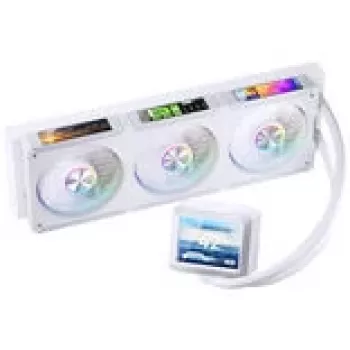 Jonsbo TF3-360SCW AiO šķidruma CPU dzesētājs 360 mm, ARGB, balts