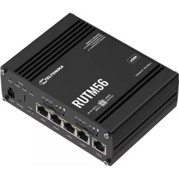 Maršrutētājs TELTONIKA RUTM56 divu modemu, 802.11ac Wi‑Fi, Gigabit LAN x4, Mesh atbalsts, MU‑MIMO (bez mobilās platjoslas)