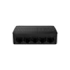 Tīkla komutators TENDA SG105M — 5-portu Gigabit Ethernet (10/100/1000), melns, darbvirsmas/pie sienas stiprināms