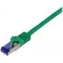 Logilink Professional Ultraflex - komutācijas kabelis - RJ-45 (V) uz RJ-45 (V) - 50 cm - 6 mm - S/FTP - Cat.7 neapstrādāts kabelis (kabelis) / CAT 6a (porti) - bez halogēna, formēts, bez aizķeršanās - zaļš RA