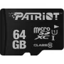Atmiņas karte PATRIOT MicroSDXC 64GB UHS-I Class 10 U1 80MB/s (PSF64GMDC10)