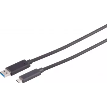 USB-A uz USB-C adaptera kabelis ShiverPeaks 30-38095 USB 3.2 Gen1 (5 Gbps) — 20 m