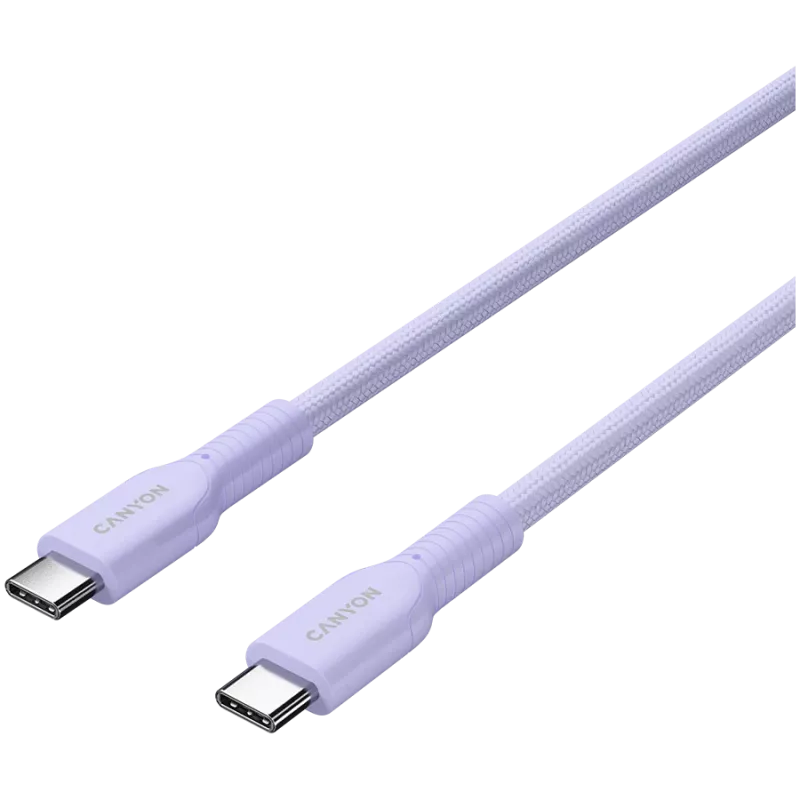CANYON kabelis OnWire 60CL C-C 60W COLOR Pīts 1m Purpurs