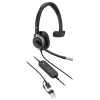 Monaural USB vadu austiņas Poly Mission 615 — svars 117,5 g
