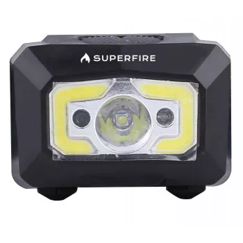 Superfire X30 galvaslampa, 340 lm, USB, 5 režīmi, 130 m