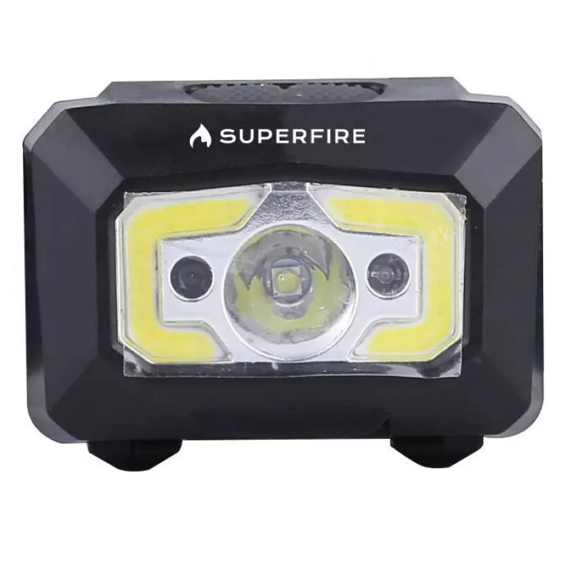 Superfire X30 galvaslampa, 340 lm, USB, 5 režīmi, 130 m