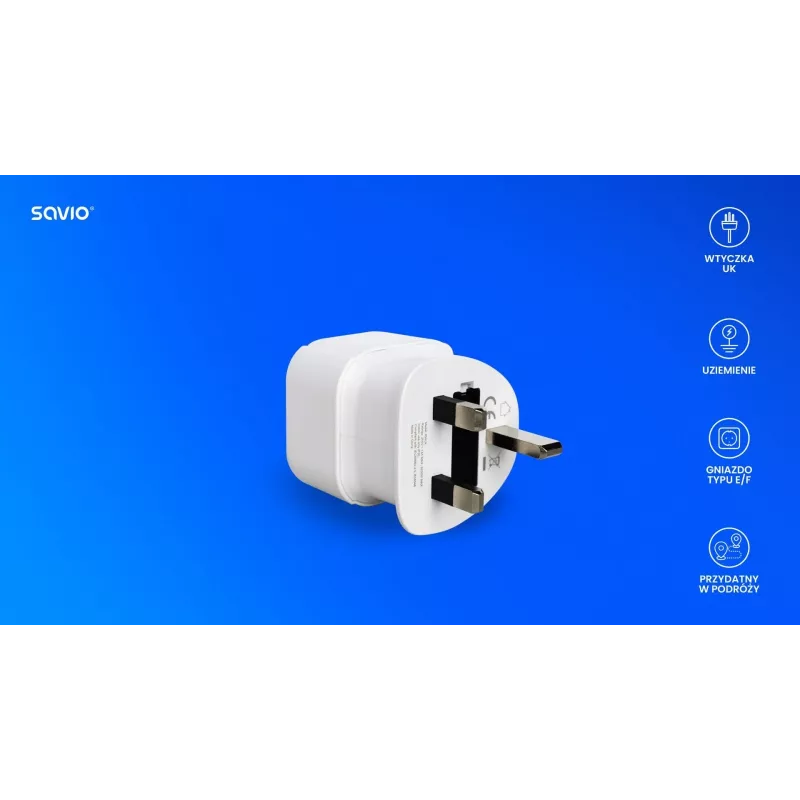Ceļojumu adapteris AP-04 SAVIO