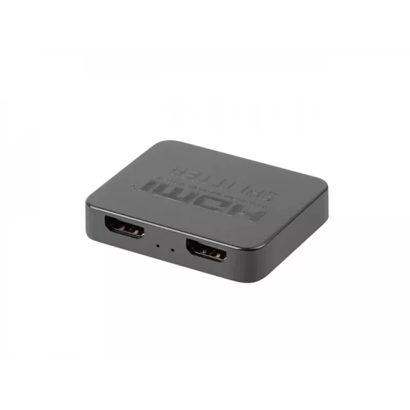 HDMI sadalītājs LANBERG SPV-HDMI-1002 — 2x HDMI izejas, 4K, USB-C ieeja