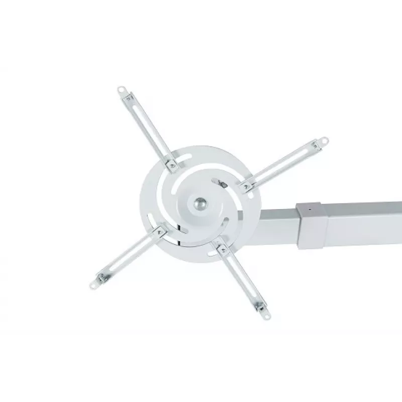 Sienas stiprinājums AVTEK WallMount Next 1200 — tērauds, balts, teleskopisks, 360° pagriežams, slīpums ±42°, maks. slodze 20 kg