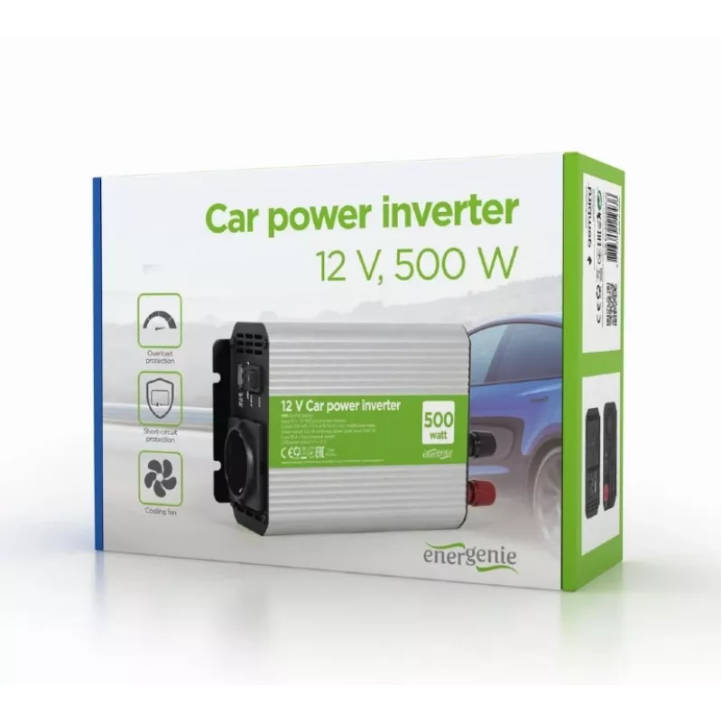 Automašīnas sprieguma pārveidotājs 12V 500W