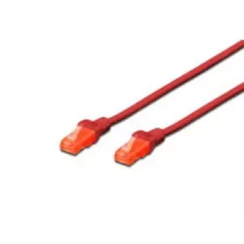 Tīkla kabelis Digitus CAT 6 U/UTP patch vads RJ-45 Cat6 5m Sarkans