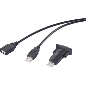 Renkforce USB 2.0 seriālais adapteris [1x - 1x RS232 spraudnis] (RF-6801264)