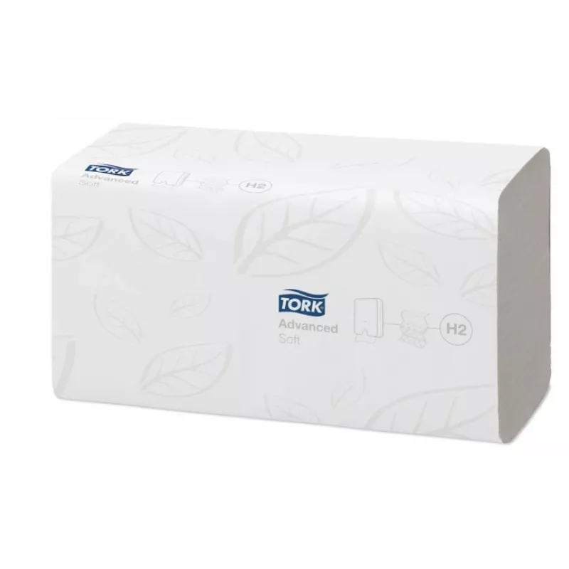 Papīra dvieļi Tork Xpress Multifold Soft H2 2-kārtaini 180 loksnes 25,5 x 21,2 cm