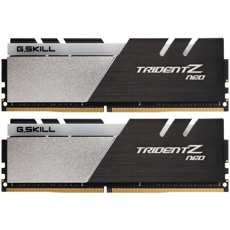 DIMM 16 GB DDR4-3600 (2x 8 GB) Dual-Kit, Arbeitsspeicher schwarz/silber, F4-3600C16D-16GTZNC, Trident Z Neo, INTEL XMP