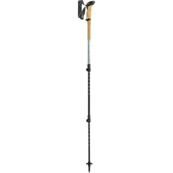 Pārgājiena nūjas Leki Makalu Lite regulējamas 90–125 cm, pelēkzaļas