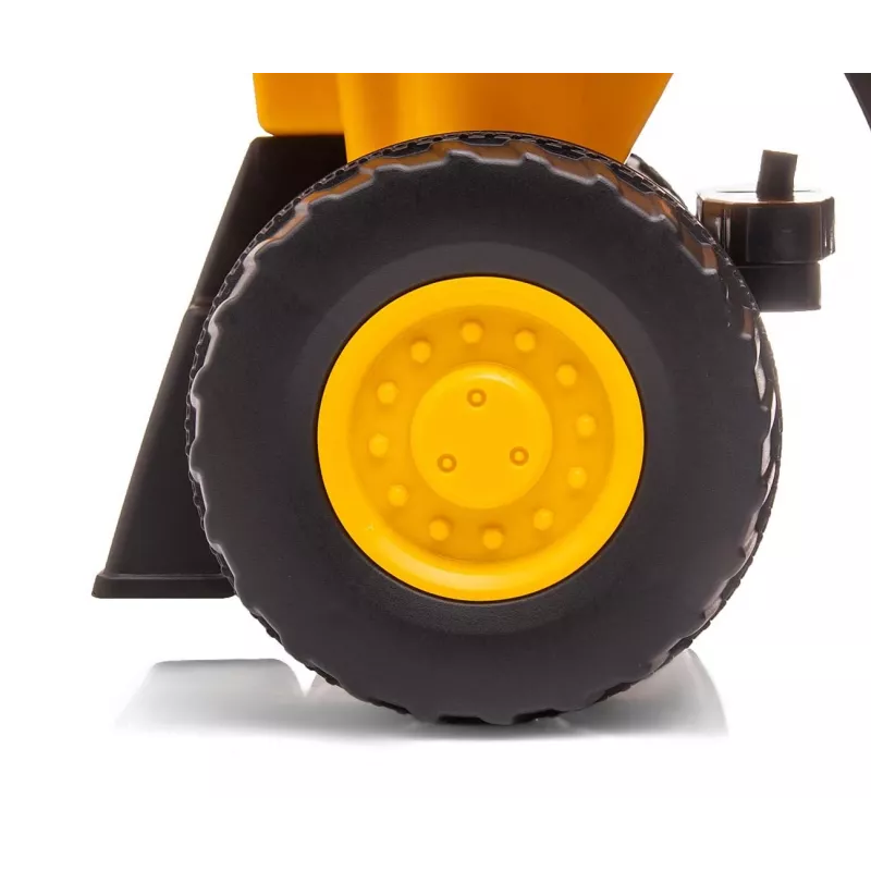 Ride-on excavator milly mally 5298 — bērnu braucamā rotaļlieta ar reālistisku dizainu un izturīgu konstrukciju